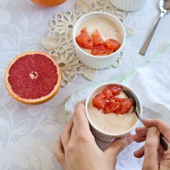 Coconut Grapefruit Dessert