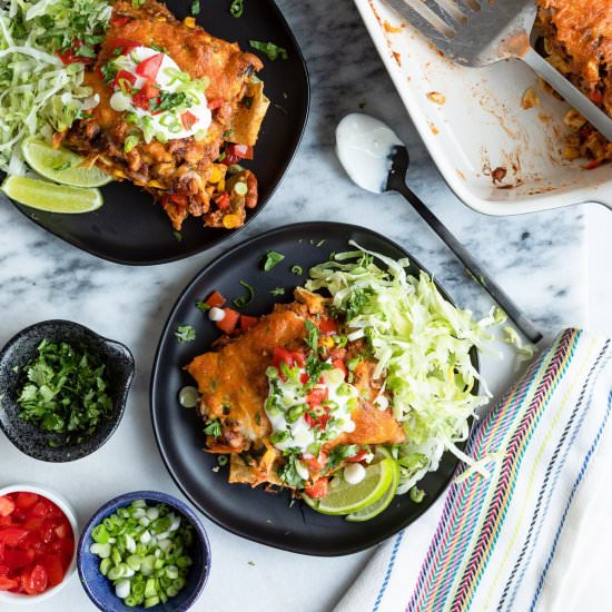 Vegetarian Taco Bake