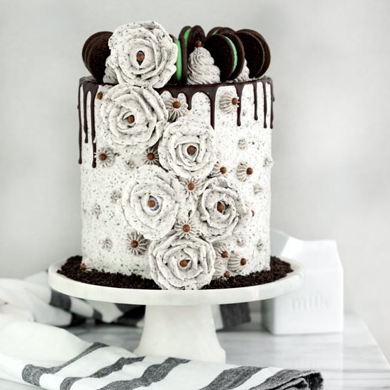 Mint Oreo Cookie Cake