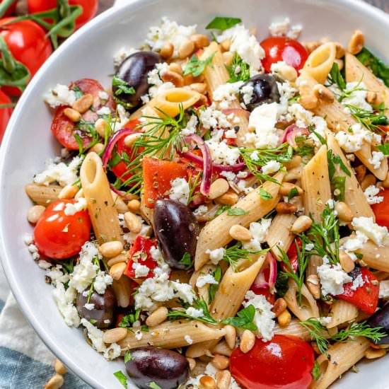 Greek Cherry Tomato Pasta