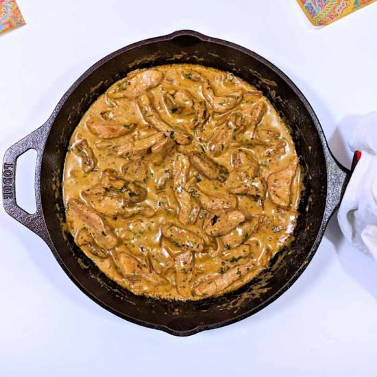 pork stroganoff