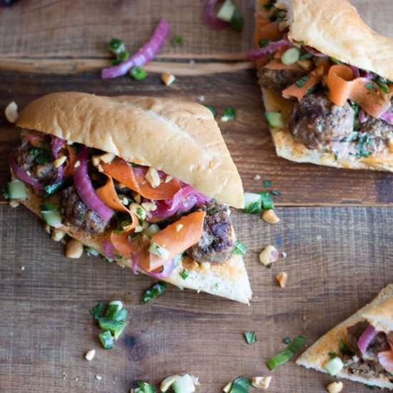 Meatball Banh Mi