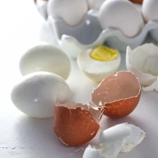 Hard boiled eggs