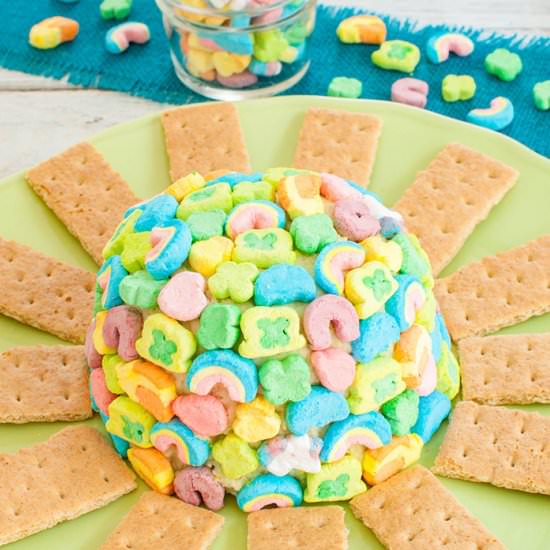Lucky Charms Cheesecake Cheese Ball