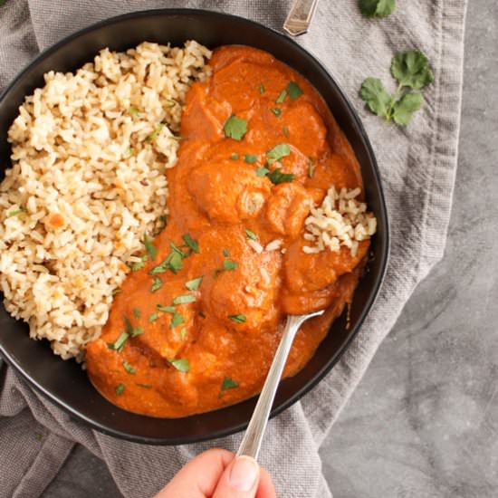 Lighter Butter Chicken (30 Minutes)