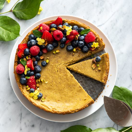 Gluten-free Pistachio Cheesecake