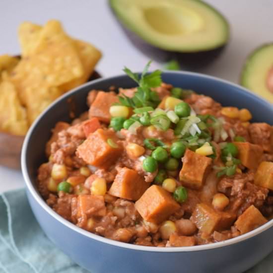Sweet Potato & Turkey Chili