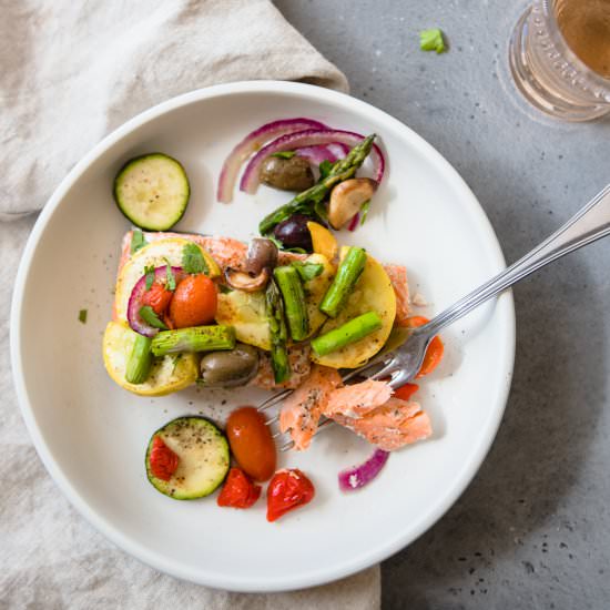 Baked Salmon in Parchment