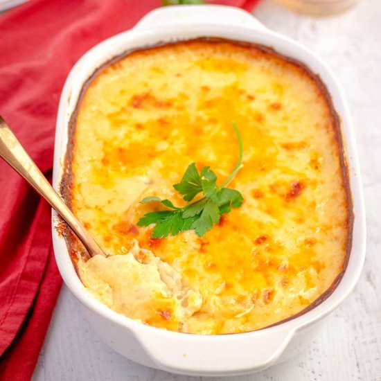 3 Cheese Potatoes Au Gratin