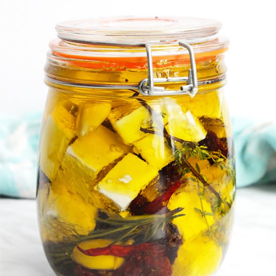 Marinated Feta Cheese