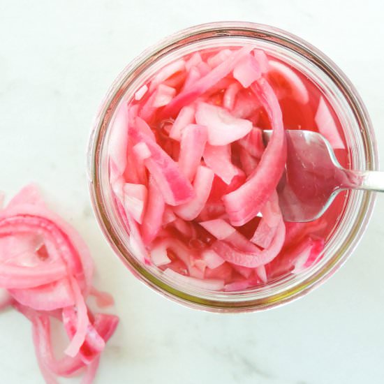 Quick Picked Red Onions