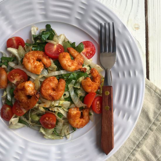 Shrimp and Spinach Salad