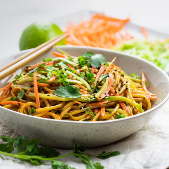 15 Minute Thai Peanut Noodles