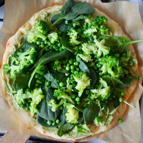 Healthy Greens Pizza