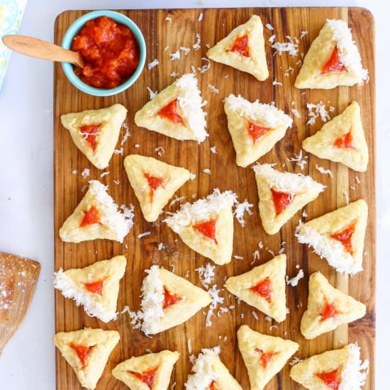 Papaya Coconut Hamantaschen