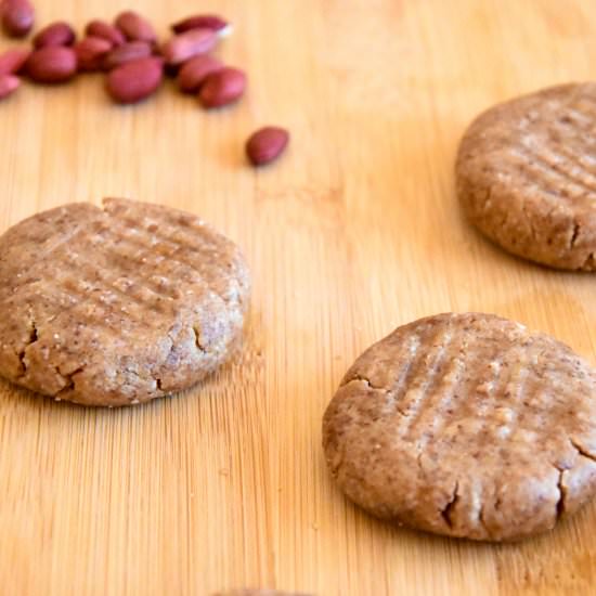 Peanut Cookies | No Bake