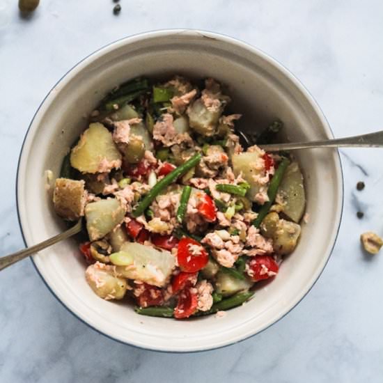 Easy Tinned Salmon Nicoise Salad