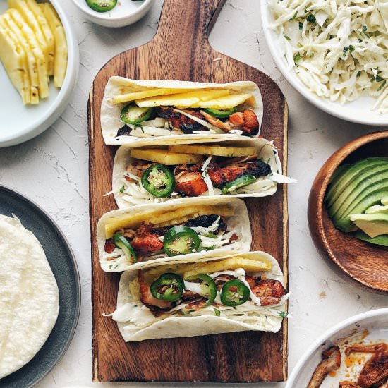 Gochujang Chicken Tacos