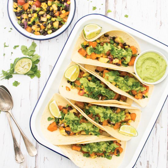 Sweet Potato Tacos With Black Bean