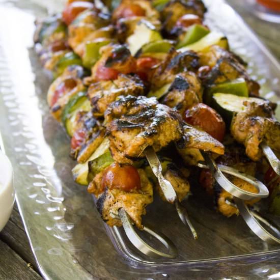 Rosemary & Turkey Kebabs