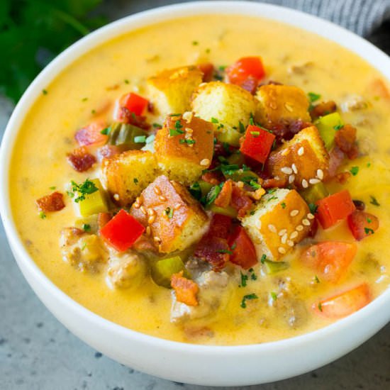 Cheeseburger Soup