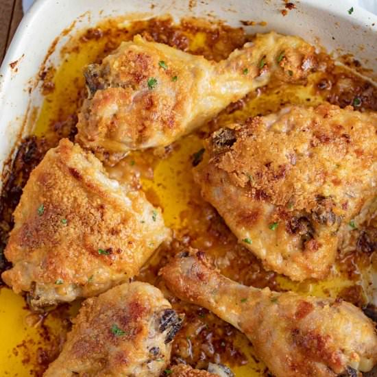 Oven Fried Chicken (Super Crispy!)