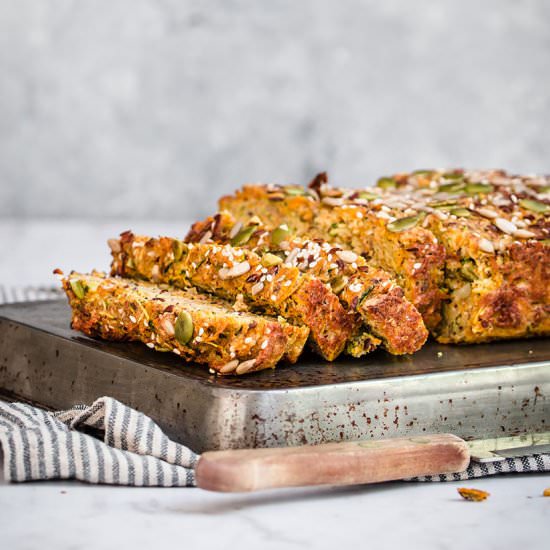 Savory Keto Veggie Loaf