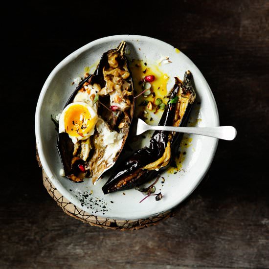 Roasted aubergine