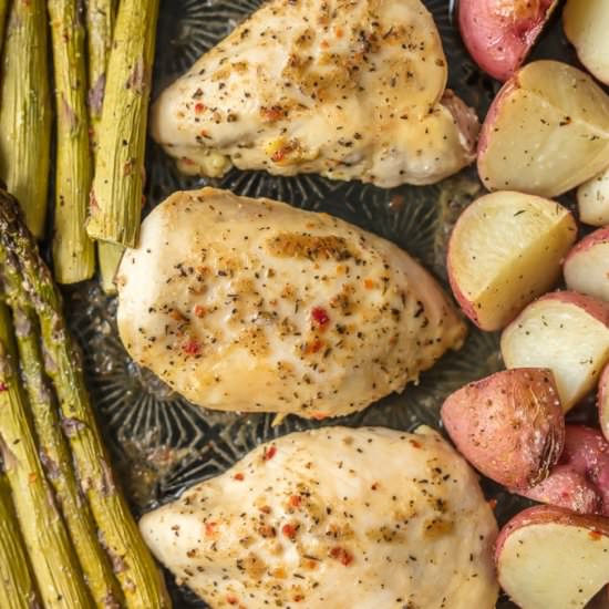 Honey Garlic Chicken and Veggies