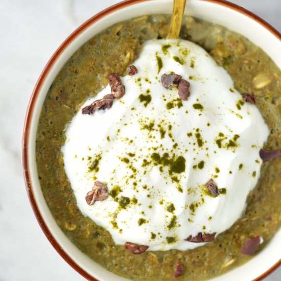 Matcha Latte Oatmeal