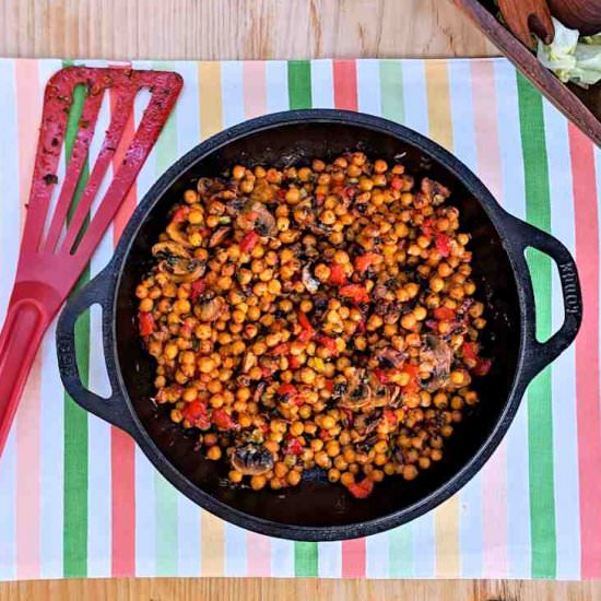 crispy roasted chickpeas