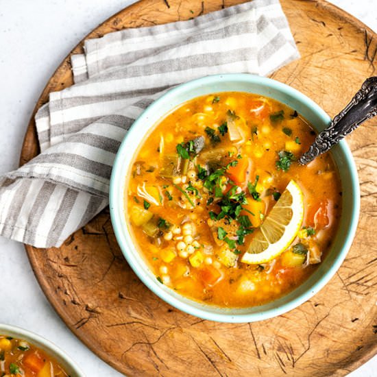 Chicken vegetable soup