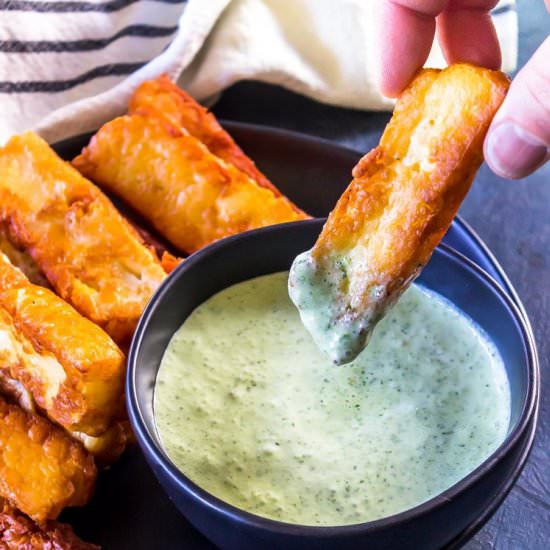 Keto Halloumi Fries