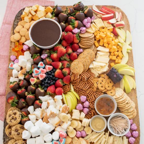 Chocolate and Cheese Board