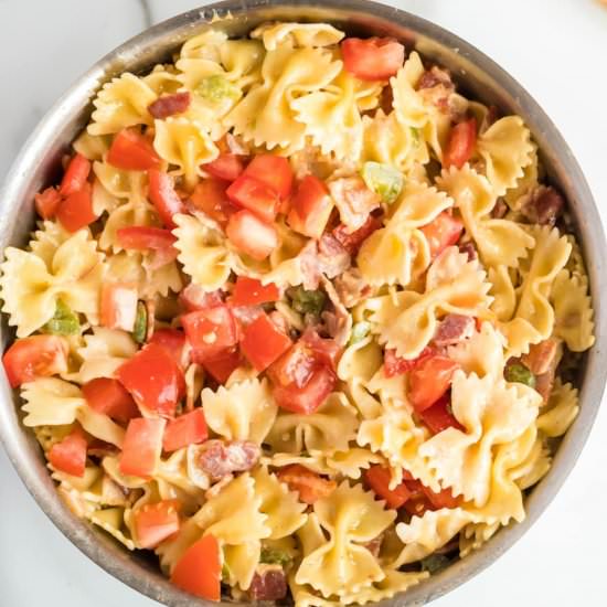 Pasta with Bacon and Vegetables