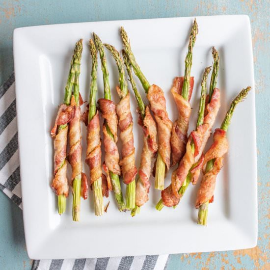 Baked Bacon Wrapped Asparagus