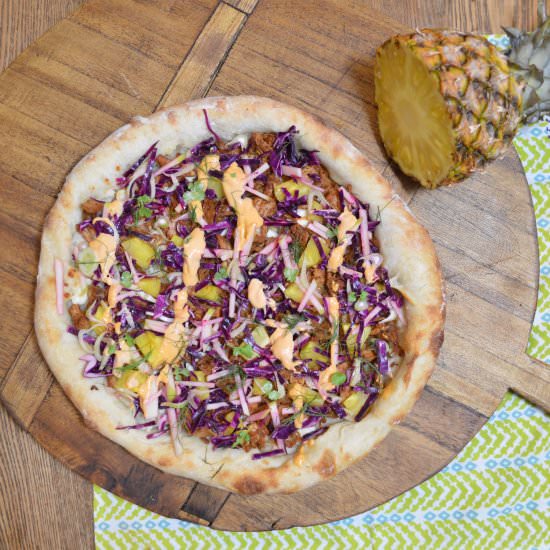 Jackfruit Taco Pizza