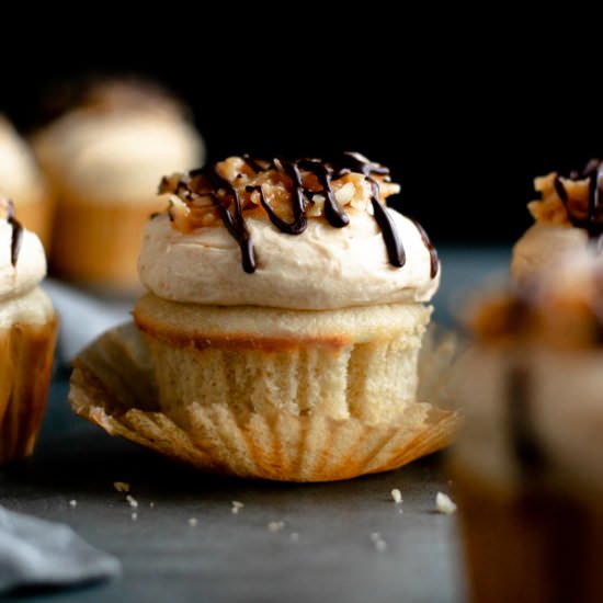 Samoa Cupcakes