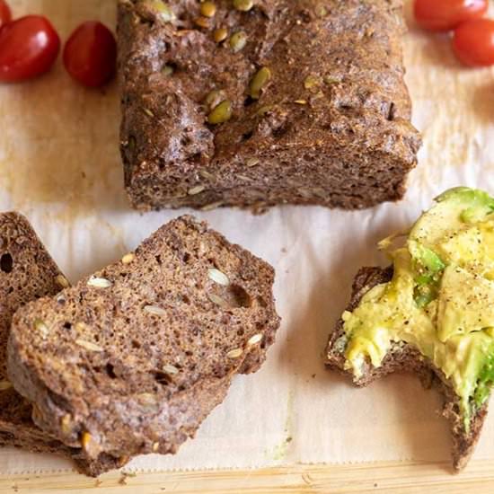 Keto Nut-Free Pumpkin Seed Bread
