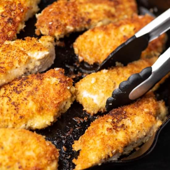 Parmesan Crusted Chicken Fingers