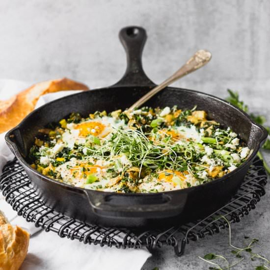 Artichoke Kale Shakshuka