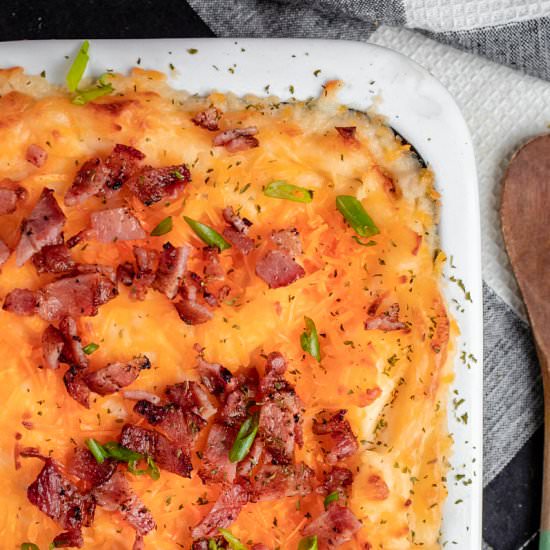 Loaded Mashed Potato Casserole