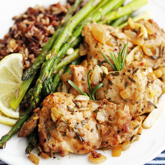 One-Pan Rosemary Garlic Chicken