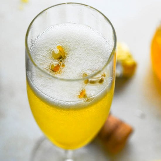 Champagne Passion Fruit Cocktail
