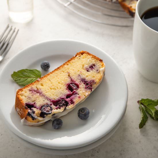 lemon blueberry loaf bread