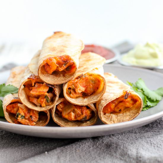 Bake Chicken Taquitos