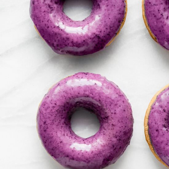 Vegan Blueberry Donuts
