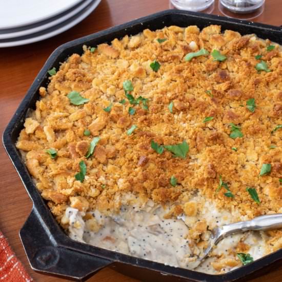Skillet Poppy Seed Chicken Casserole