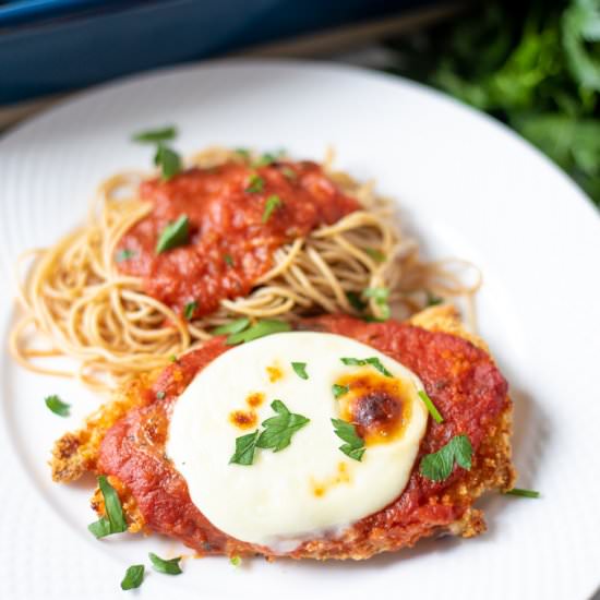 Oven Baked Chicken Parmesan