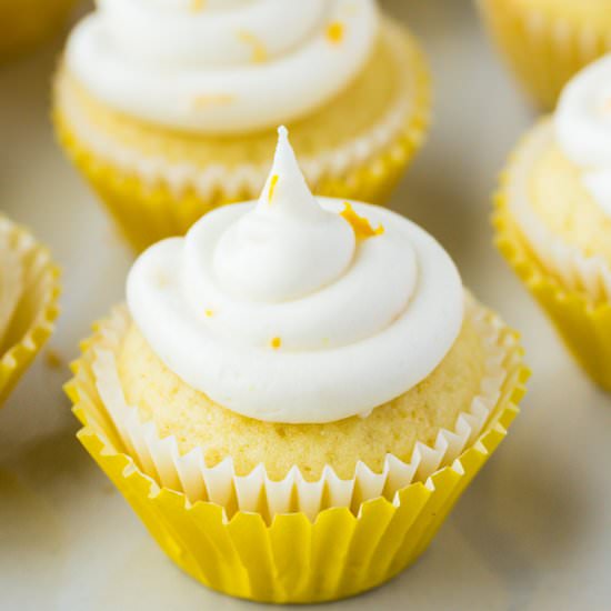 Mini Lemon Cupcakes
